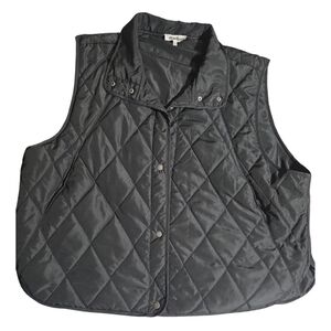 Weatherproof Black Quilted Vest